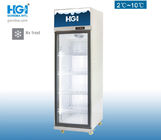 0C To 10C Glass Single Door Commercial Cooler CCC Supermarket Beverage Cooler