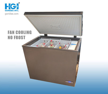 พัดลมระบายความร้อนขนาด 230 ลิตร No Frost Free Ice Cream Chest Deep Freezer