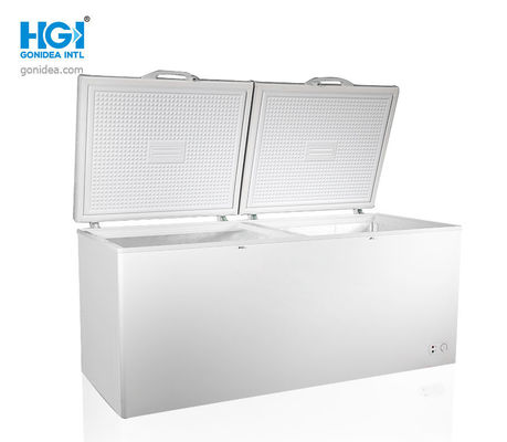 Gonidea ประตูพับ R134a 818 ลิตรตู้แช่แข็งลึกไฟฟ้า PCM สีขาว
