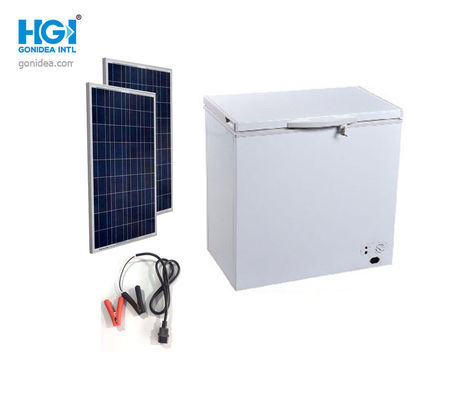 White DC Powered Thermocool Solar Freezer Top Open 162 ลิตร 42.5kg