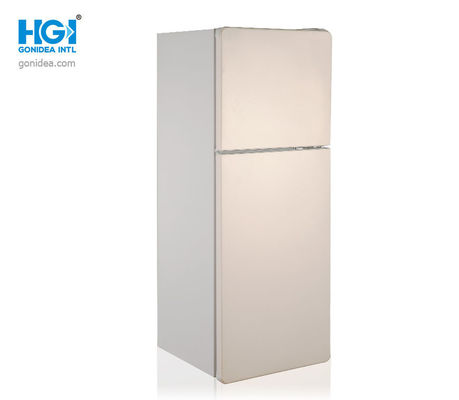 ทองคำขาว 50Hz AC220V 90 ลิตรตู้เย็นขนาดเล็กใช้ในบ้านเทอร์โมสแตท