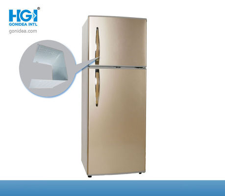 HGI R600a 7.5 Cu Ft ตู้เย็นช่องแช่แข็งด้านบน 212L ชั้นวางแบบปรับได้ประตูย้อนกลับ