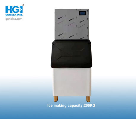 R600a 200kg / 24h Commercial Ice Block Making Machine เครื่องทำน้ำแข็ง Cube 1100W