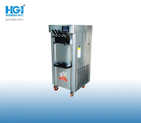 เครื่องทำไอศกรีม Gonidea Auto Soft สำหรับธุรกิจ 3.3KW 36L / H
