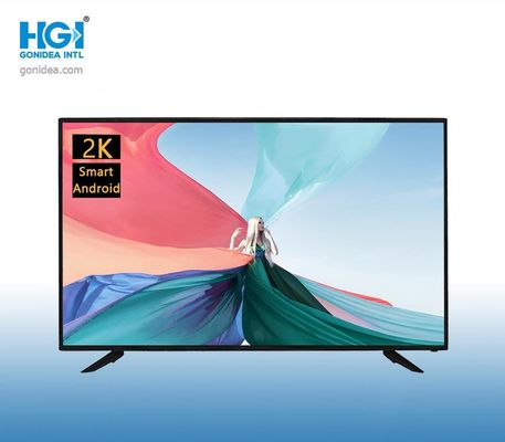 แอลซีดีทีวี HD ขนาด 32 นิ้วพร้อมหน้าจอกระจกสองชั้น 2K 4K LED Television